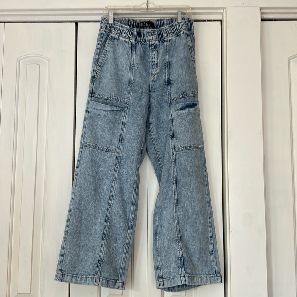 GAP high rise wide leg pants